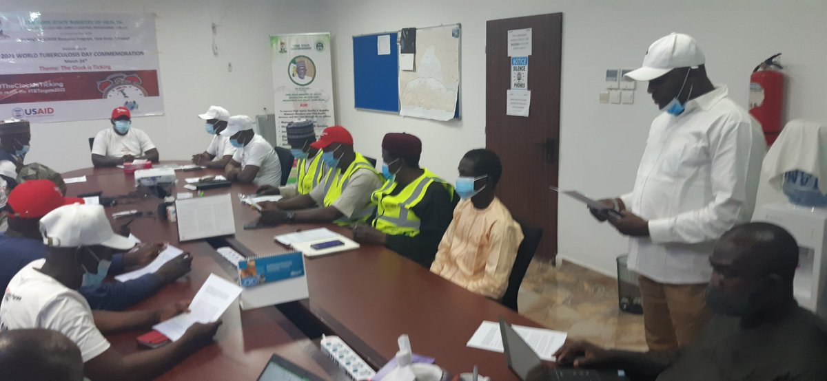 Yobe Commemorates 2021 World Tuberculosis Day. 

Themed: The Clock is Ticking.