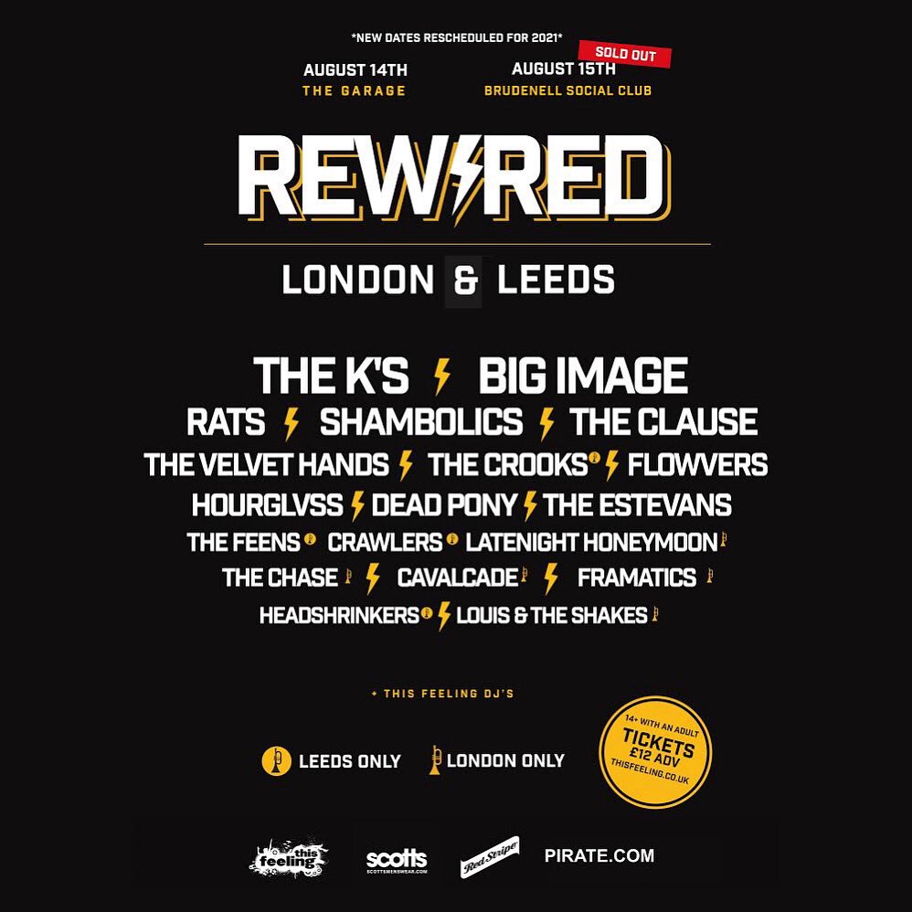 FLOWVERSS's tweet photo. ⚡️REWIRED ⚡️
Happy to re announce the @thisfeeling line up and we’re glad to be apart of it.
London 14th Aug - Last Remaining Tickets. 
Leeds 15th Aug - SOLD OUT
Ticket link in bio
⚡️
All previous purchased tickets still valid https://t.co/J8Hn0YeUE6