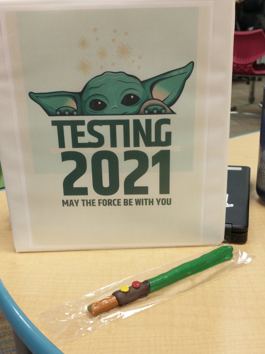 When you have the best testing site coordinator!! <a href="/BrooksideBcats1/">Brookside Bobcats</a> <a href="/wcsdistrict/">Worthington Schools</a> #StarWars #MAYTHEFORCEBEWITHYOU #itsworthit