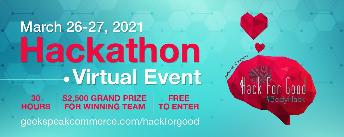 DCCybersecurity's tweet photo. We’re excited to participate in @gspkCOMMERCE's annual hackathon – BodyHack.
#hackforgood2021 starts tomorrow. Participants will work within teams for 30-hours to create a software prototype that addresses a healthcare issue. Cannot wait!
Learn more https://t.co/7iYZreyrp1 https://t.co/p0ZKRfa9Bs