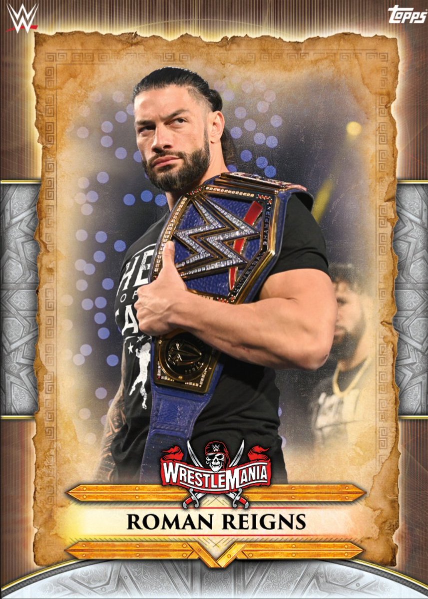 Fileana2's tweet photo. #Topps #RomanReigns https://t.co/95MepvPd4O