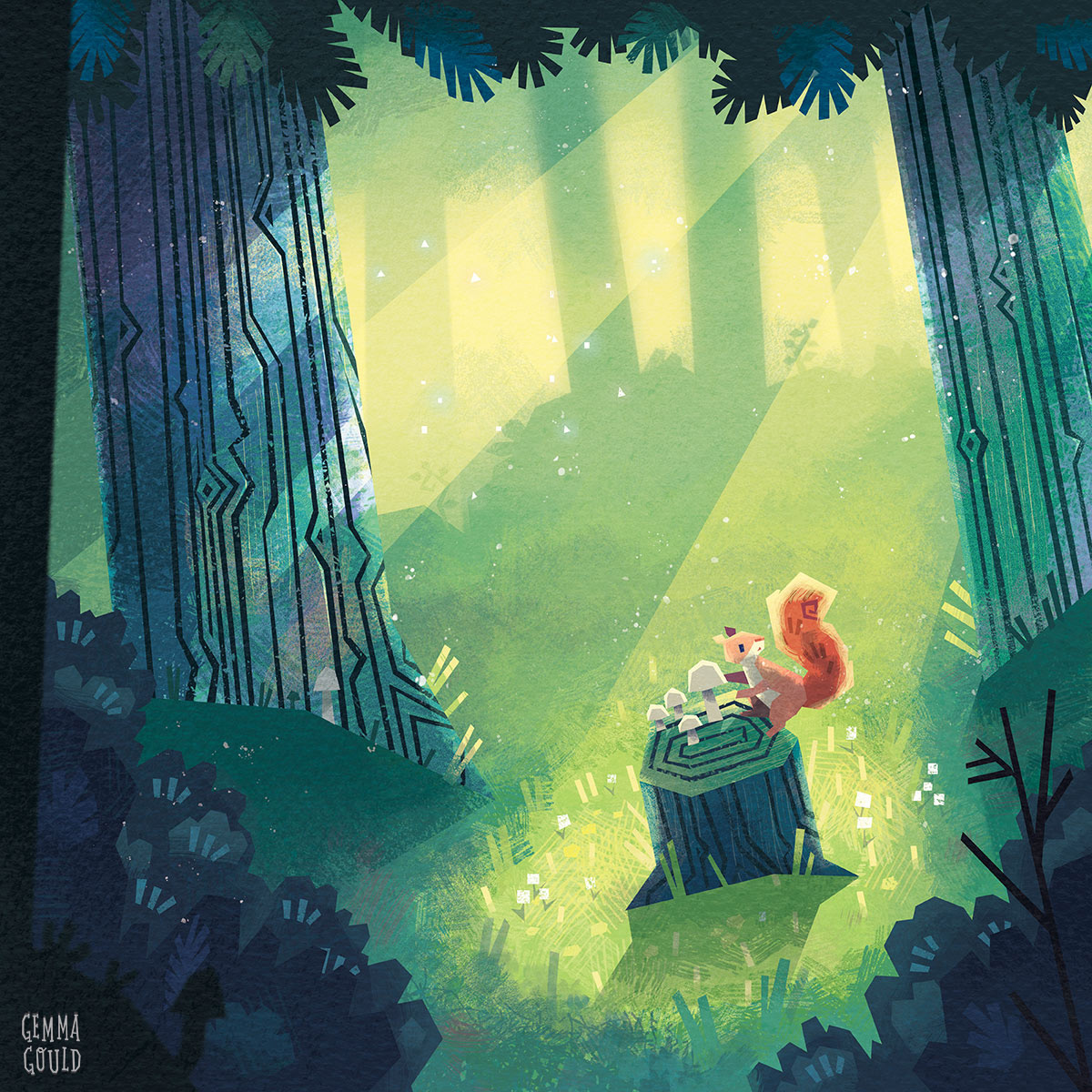 Here's an illustration I created as part of my @domestika course 'Introduction to Photoshop for Illustrators'😊 
If you want to see my process for this illustration, the full video is available as part of the course. Check the link for more info:  domestika.org/en/courses/194…