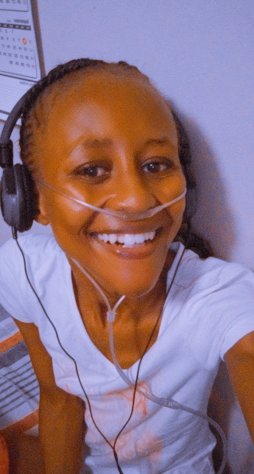 NkhosiLa's tweet photo. Since I'm at the end stage of Cystic Fibrosis and pancreas blocked meaning no food is digested,I ask you give me love,I know my day is close may 3 wishes come true before my time comes. Meeting @Natasha_Thahane &amp; @MimoMokgosi then inspiring the world. My time is too close 😭😭😭 https://t.co/B28wGt1zVZ
