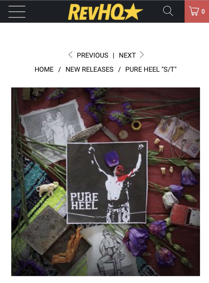 <a href="/pure_heel/">Pure Heel</a>  baby 🦬 Wrestlecore 
Splatter 7”vinyl available at <a href="/RevHQ/">RevHQ.com</a> 

revhq.com/collections/ne…