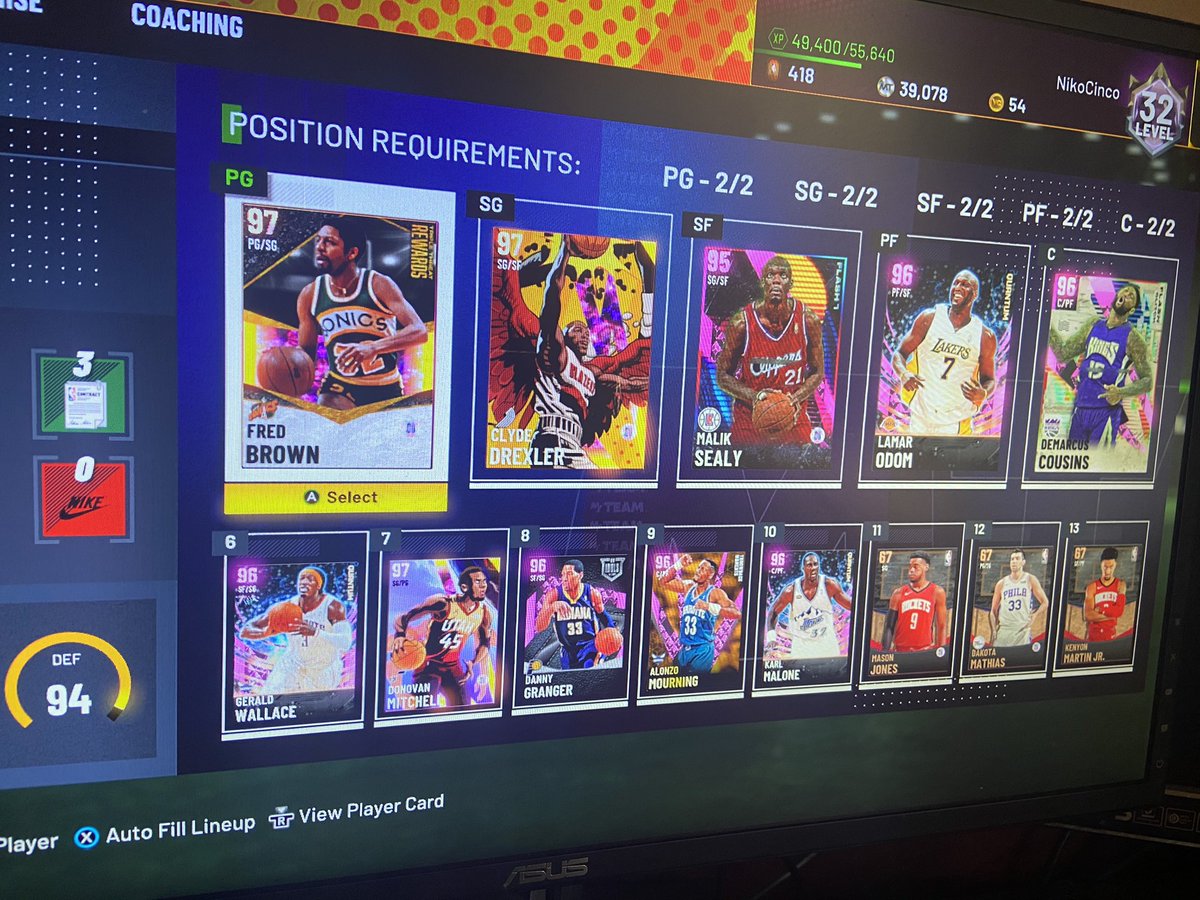_TheRealNiko's tweet photo. @NBA2K_MyTEAM suggestions? https://t.co/LJxUMDoqFe