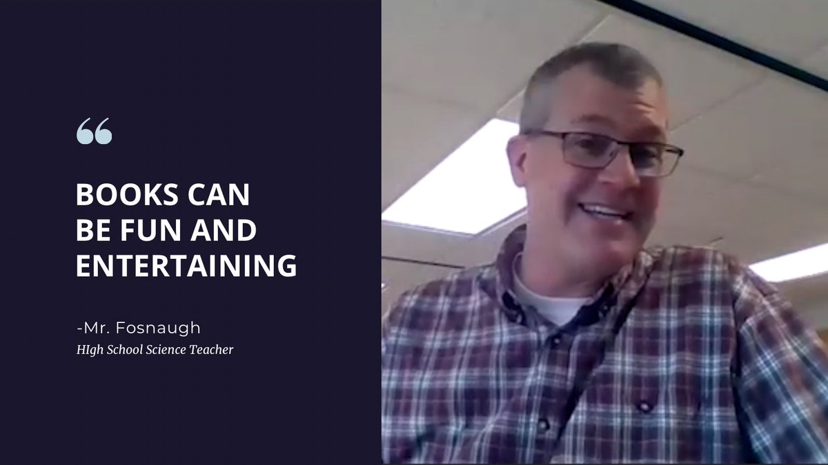 MrsMainero's tweet photo. Books can be fun and entertaining. Click on the video to hear Mr. Fosnaugh share his #BecauseOfBooks story. π₯
https://t.co/pwn3JOV6ad
#MarchIsReadingMonth #RCSReaders @RCSVirtual @rochcommschools https://t.co/nZv1ty05UC