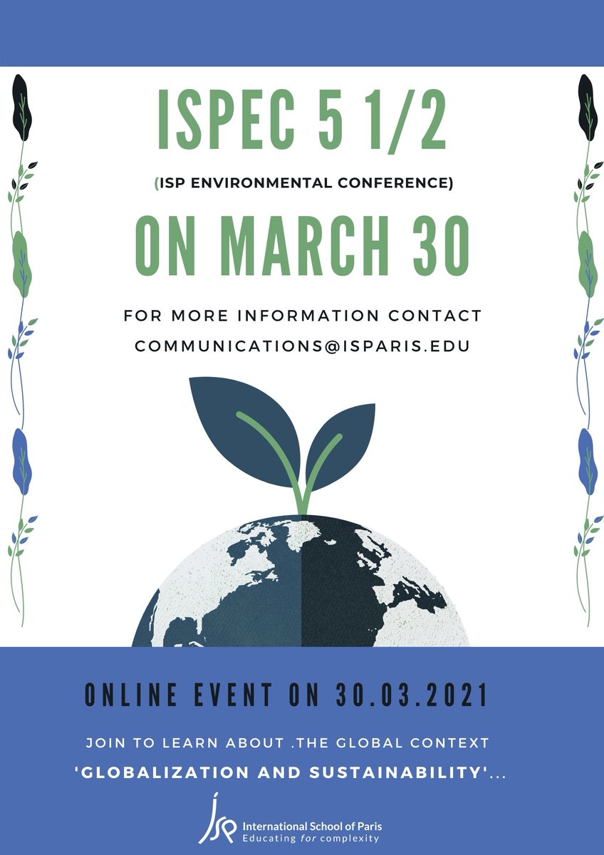 isparisedu's tweet photo. We're getting ready for our virtual #environmentalconference next week! Looking forward to presentations on the impact of COVID-19 on the #environment, creating a #sustainable school, up-cycling, plastic waste, economic recovery and the environment...#ISPcomplexity #ISPsuccess https://t.co/SU0pE5uhWV