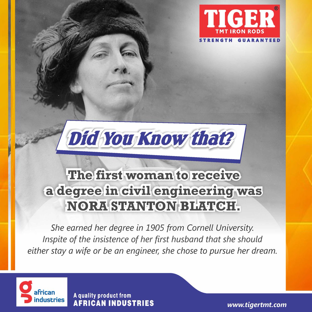 TigerTmt's tweet photo. Here is another interesting fact for you. 
Learn and enjoy! 
#BuyAGenuineTMT
#LetsBuildTogether
#TIGERTMT
#DidYouKnow
#didyouknowthat https://t.co/DUsCe5aIZ5