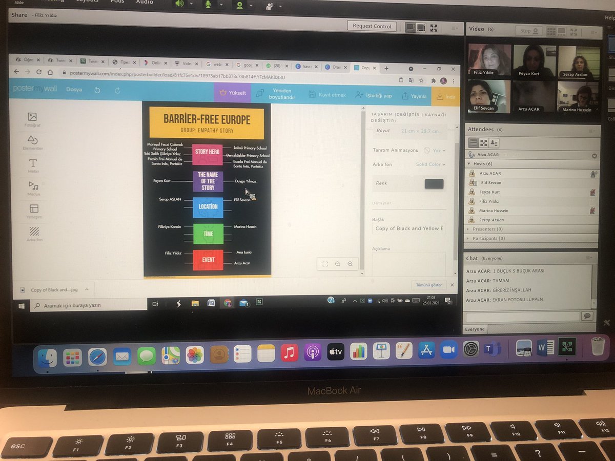 serparsln's tweet photo. Serap Arslan İnönü Primary School 25.03.2021 teacher webinar.
@BarrierEurope @A_inonuilkokulu 
@avc_twinning @eTwinning_ist https://t.co/khaIz3RU7T