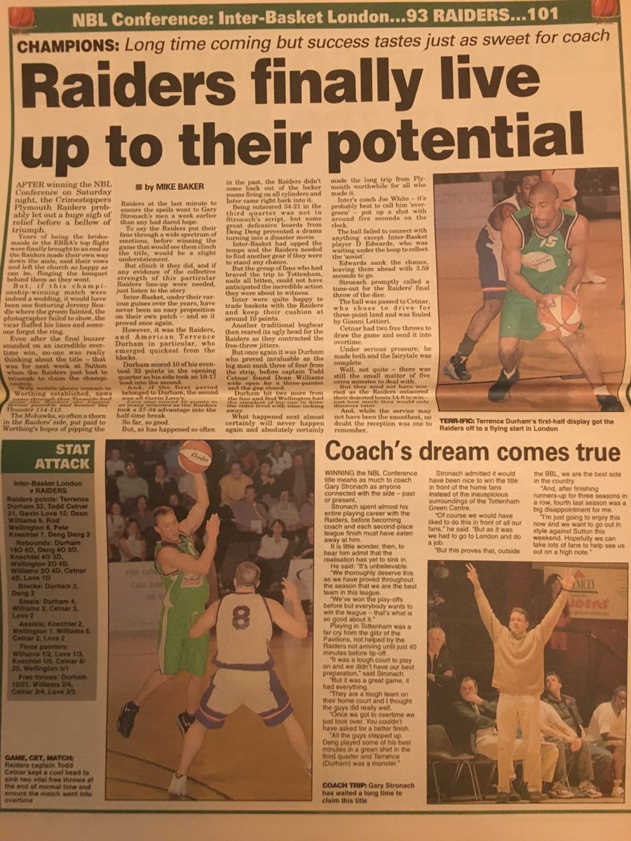 sararaine2's tweet photo. @GlennMBryant Yes, alongside Wayne Reed and Alan Paver. 
Here's the Raiders report from that weekend which you might find interesting. https://t.co/GL6ajXgYIn