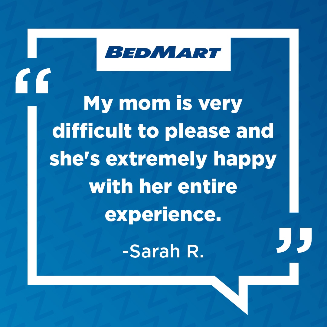 shopbedmart's tweet photo. Even moms love us... 😉 #BeBedSmart https://t.co/bQioQFy3Ww
