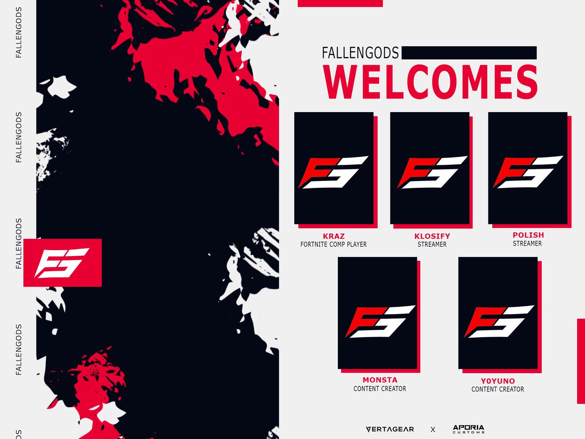 Welcoming some more new recruits to the #FallenFam!

👤: @FGKraz 
👤: <a href="/Klosify/">Kazi</a> 
👤: <a href="/polishfn2/">Polish</a> 
👤: <a href="/monstafn/">monsta</a> 
👤: @y0yuno 

Want to join the #FallenFam? Make sure to tag us new posts / uploads!