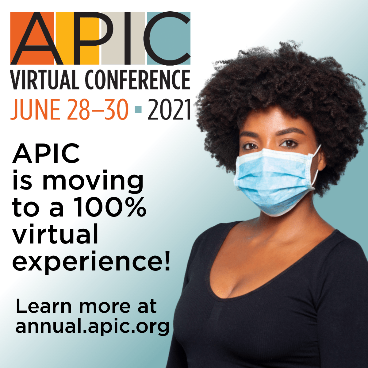 APIC's tweet photo. #APIC2021 Update: Due to serious concerns posed by our community and with much consideration, #APIC2021 which was scheduled to take place in Austin, TX, will be held virtually ONLY June 28-30. More info is available on the APIC 2021 website: https://t.co/TDebvxB99k https://t.co/IhsxVZMwbe