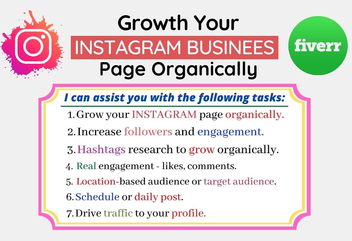 Parvezkn's tweet photo. I am a professional and experienced Instagram marketer. I will manage your profile to achieve real and Organically growth.

Please Check My Fiverr Link
     https://t.co/jlvsIBf81t

#instagram #fiverr #DigitalMarketing #socialmediamarketing #Instagrma_marketing #grow #engagement https://t.co/juGIftsMlG