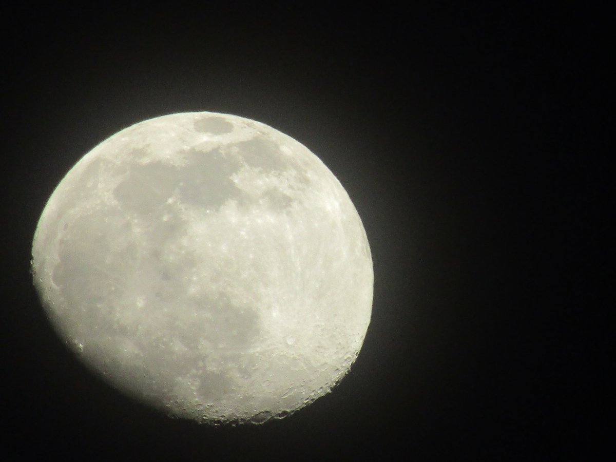 The moon looks great tonight