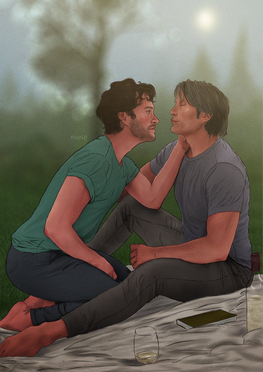 ekstalks's tweet photo. the night time fear / the morning is it’s clear #Hannibal #Hannigram #hannigramfanart https://t.co/bDEPUFNJFz