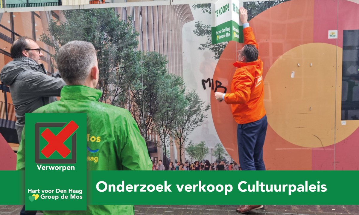 ArjenDubbelaar's tweet photo. Motie Onderzoek verkoop #Cultuurpaleis is verworpen! De totale kosten voor ontwikkeling en realisatie is € 223,3 mln. blijkt uit onderzoek van de Haagse Rekenkamer. En de teller loopt door.. 🧐 #Spuiforum https://t.co/vq8l2utRp7