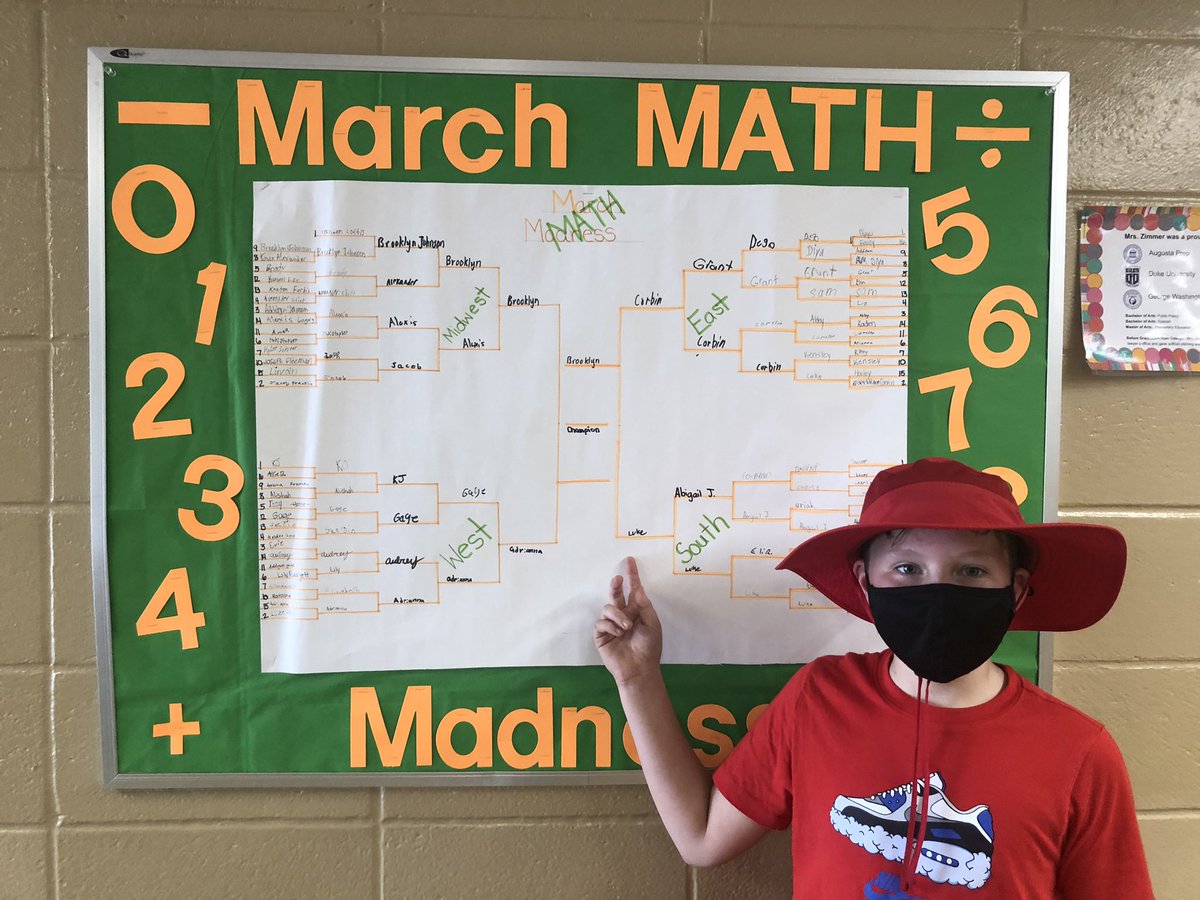 It’s Final Four week of March Math Madness! Congratulations to these sharp minds! <a href="/ctetigers/">Cumberland Trace ES</a>