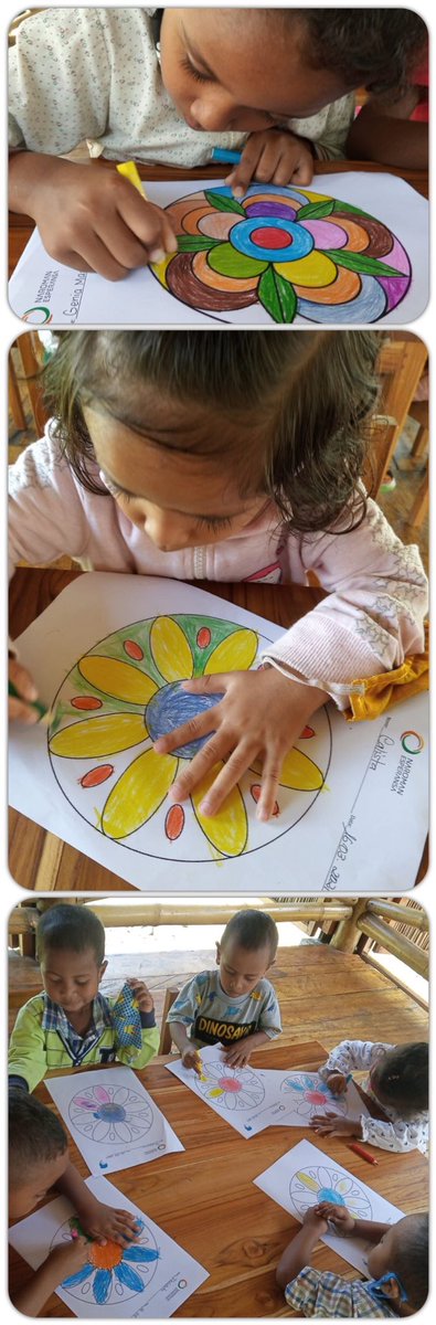 ONG_BSFronteras's tweet photo. Máxima concentración la de nuestros alumnos de #Infantil en #TimorLeste! Practicando la #PinzaDigital en nuestro Atelier de #Mandalas! #Contigo4_0 https://t.co/cMc57FWmmr