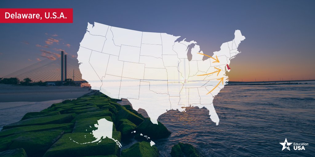 Although small in size, Delaware is home to many excellent colleges and universities. With miles of beautiful ocean beaches as well as easy access to several major metropolitan areas, it’s no wonder why int’l students love studying in Delaware.