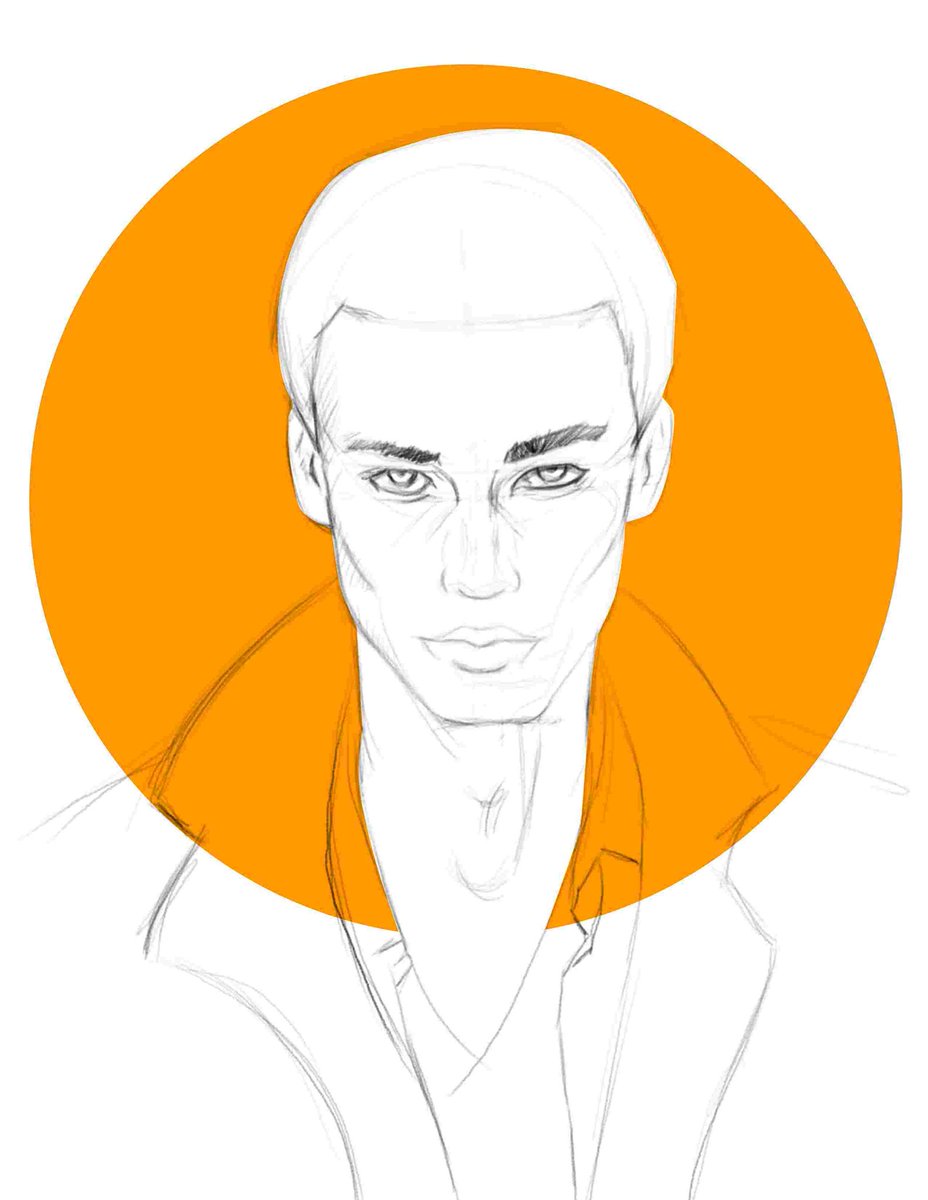 atomicdaddy's tweet photo. Male portrait, tradigital #affinitydesigner #art #drawing https://t.co/4upZbglUzX