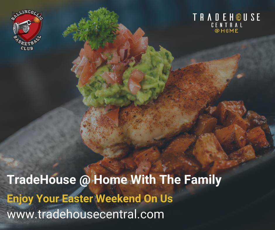 Our Sponsors <a href="/TradehouseBar/">Tradehouse Central</a> Ballincollig are ready for Easter and have kindly given us an amazing prize to give away on our page. WIN a family meal that includes two main course meals, two kids meals, a duo of desserts and a bottle of house wine !!

facebook.com/BallincolligBa…