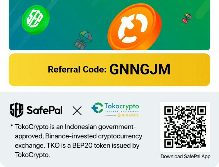 jhonbemby's tweet photo. @Tokocrypto @safepal This project is very extraordinary especially for Asian trader. Tq @Tokocrypto  and @safepal 

Join my referral code and earn more profit guys: GNNGJM https://t.co/JgAq3Cxwnd
