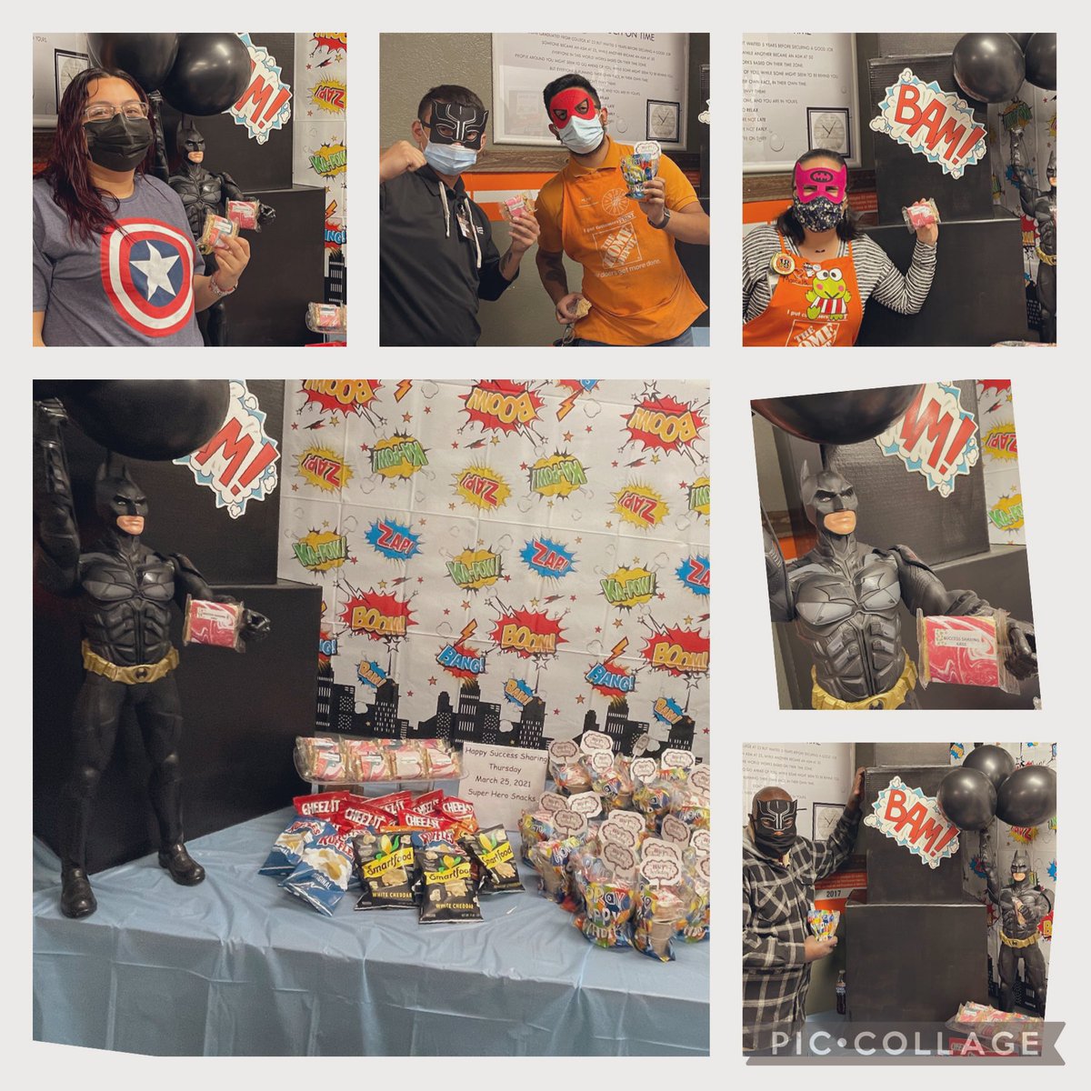 6855Home's tweet photo. Success Sharing Superheroes at 6855 are starting off day one great!  We are celebrating our March Birthdays and having snacks with Batman. @Georgekarnoub @D223_HD @WestInglewood https://t.co/TNk1YYWHL3