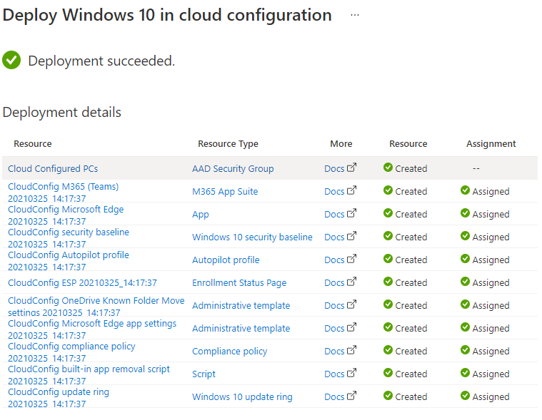gwchandler's tweet image. Windows 10 Cloud Configuration guided scenario in action! Live in your tenant now, and it&apos;s fast! Nice work @LURIE_MSFT (and Ravi!) #MEM #CloudConfig