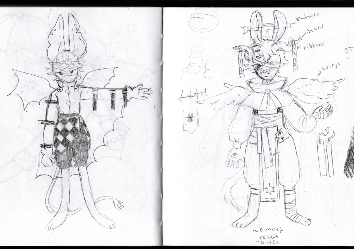 the sonas: mine is bat and oris is bunny 