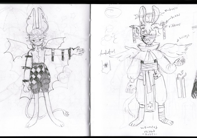 the sonas: mine is bat and oris is bunny 