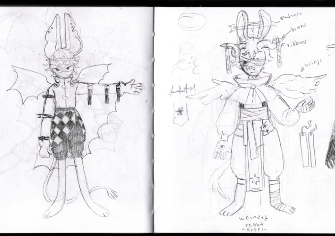 the sonas: mine is bat and oris is bunny 