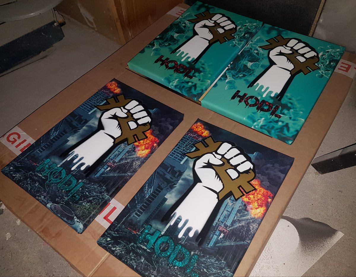 CrypsiArt's tweet photo. sneak preview at pics from new range..

#hodl
#BuyBitcoin 
#btcoffensive https://t.co/xRuQGETX07