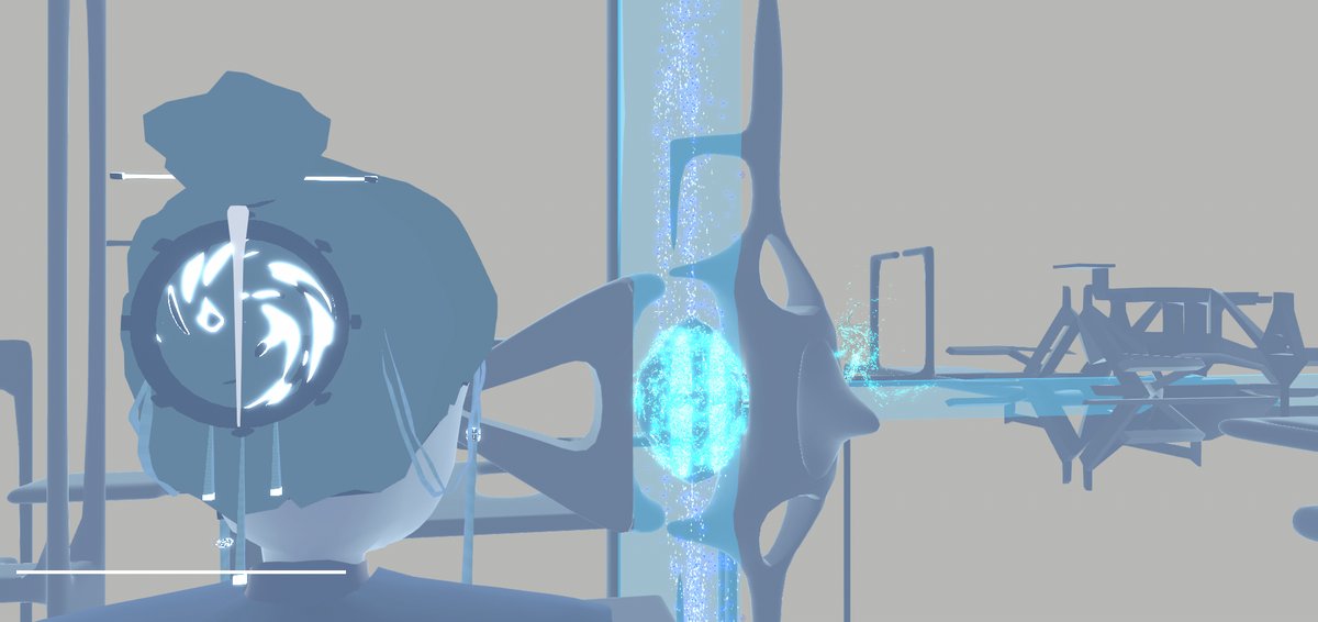 JunetheGame's tweet image. We&apos;re getting closer and closer to a #shader effect we like... One thing for sure, June&apos;s world is blue

#shadermagic #madewithunity #vfx #VFXFriday #indiegame #indiedev