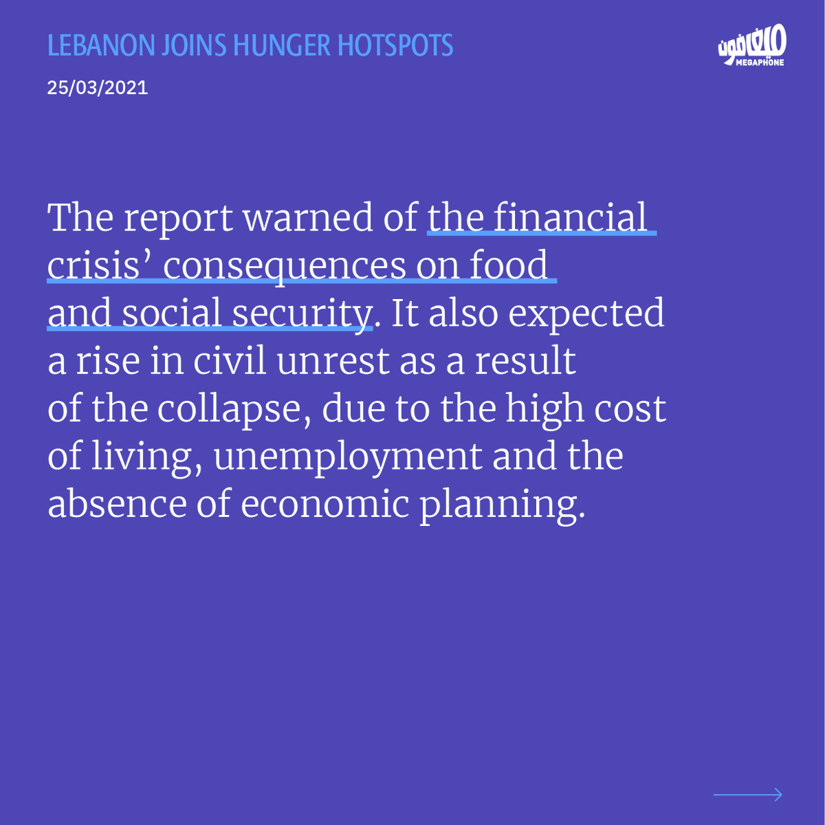 megaphone_news's tweet photo. Lebanon in time of collapse: Joining the map of acute food insecurity
#lebanon #lebanon_revolts #collapse #world_food_program
1/2 https://t.co/o4E30v1Zj0