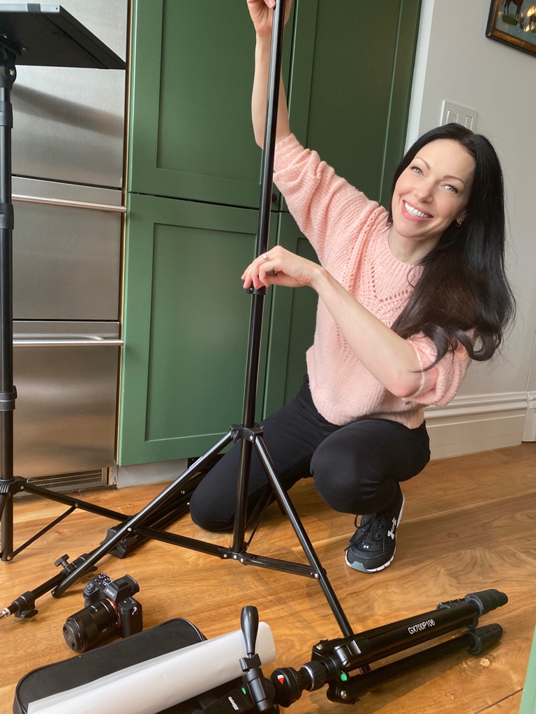 Setting up gear for a shoot today… can’t wait to tell you guys what I’m working on! #staytuned