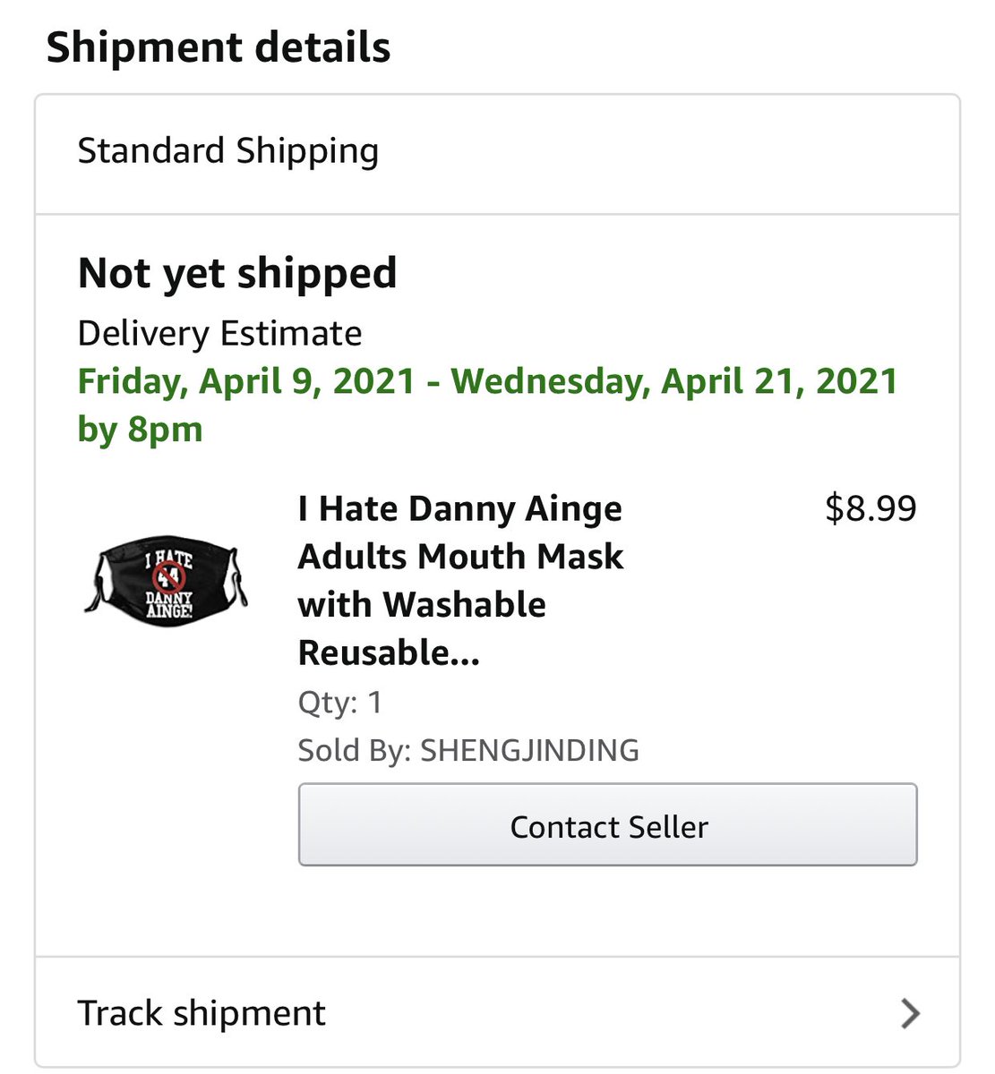Daniel_SDVSF_'s tweet photo. Best purchase I’ve made in a while #FireDannyAinge https://t.co/DHBtVZ6lRe