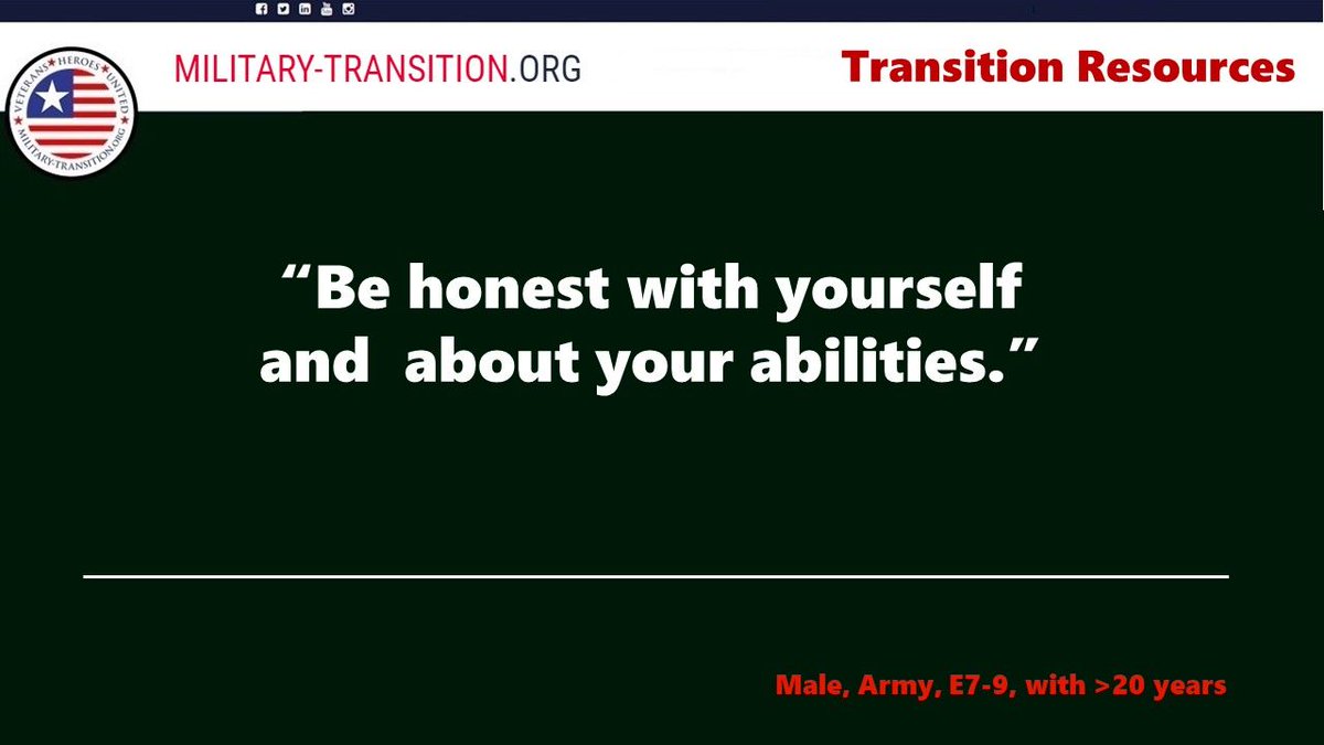miltransurvey's tweet photo. #VeteranLessons #MilitarytoCivilian
https://t.co/MctvrLDbUS #AFveteran #USMCvet #Navyvet #Armyvet #SFLTAP #FindMyPath #VeteransConnect #OwnYourTransition #PermissionToTransition #MilToCivStory #vetearns https://t.co/qZ8globJiB