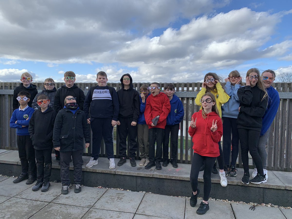 BrimmondSch's tweet photo. P7/6 designed glasses to show how unique they all are 🤓 #AutismAwarenessWeek https://t.co/APzOoxaxQk