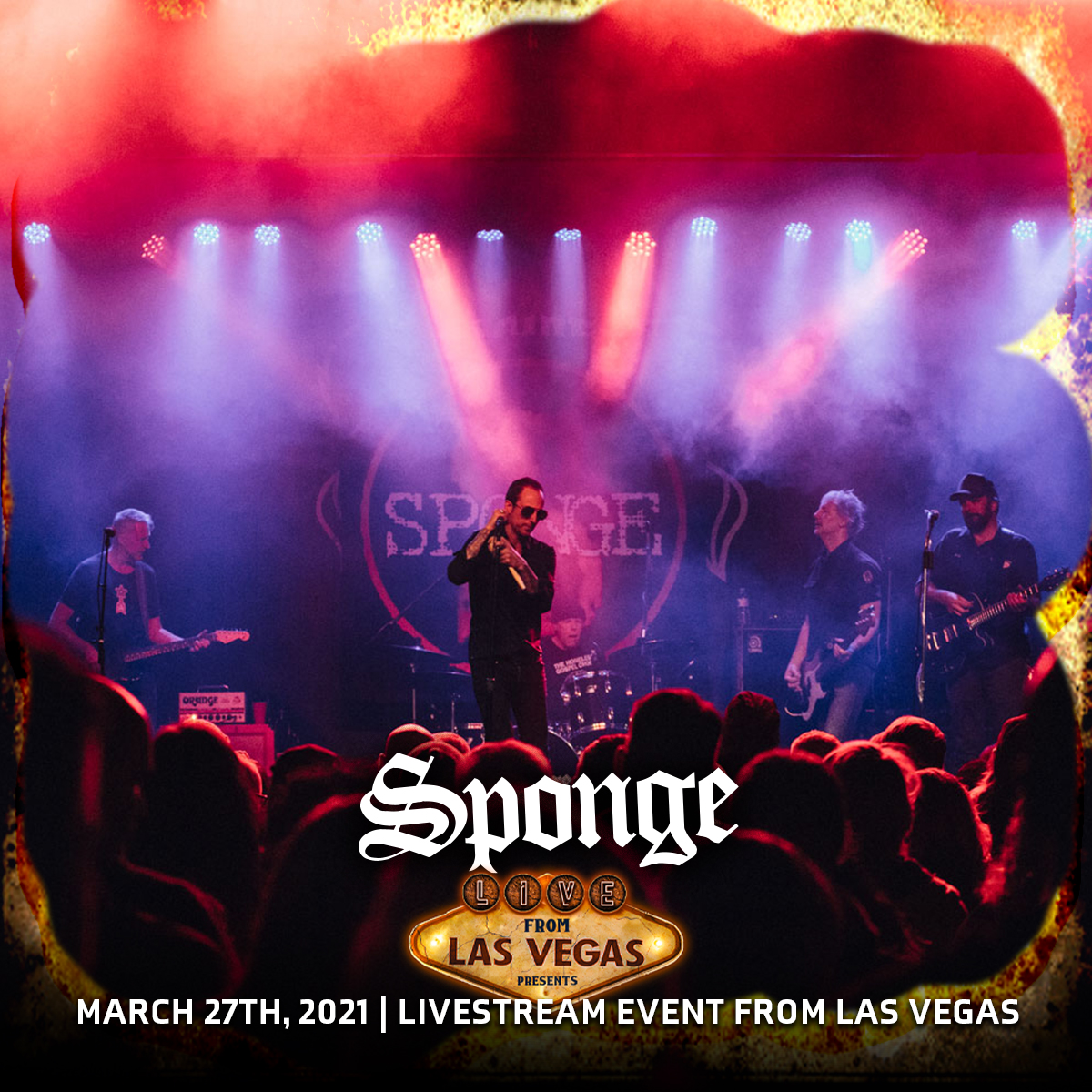 spongetheband's tweet photo. 2 days to go! Make sure you have your Sponge livestream tickets!  Hosted by @EddieTrunk 
 
If you don't have them yet, got to https://t.co/jfwwXHRYtd. @LiveFromLV702 @Veeps https://t.co/OIGVTeQIGv