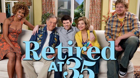 FrankMalfitano's tweet photo. FORGOTTEN TV SHOWS: RETIRED AT 35, 2011-12, TV Land #JessicaWalter #GeorgeSegal #RetiredAt35 #tvshow #sitcom #TVLand #2010s #JonathanMcClain #JoshMcDermitt https://t.co/Yl3RdLOUo5