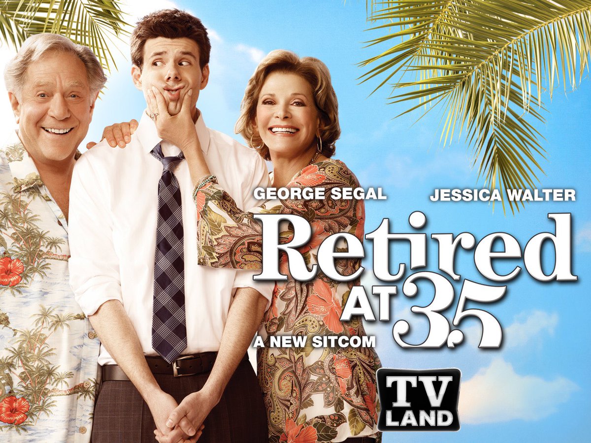 FrankMalfitano's tweet photo. FORGOTTEN TV SHOWS: RETIRED AT 35, 2011-12, TV Land #JessicaWalter #GeorgeSegal #RetiredAt35 #tvshow #sitcom #TVLand #2010s #JonathanMcClain #JoshMcDermitt https://t.co/Yl3RdLOUo5