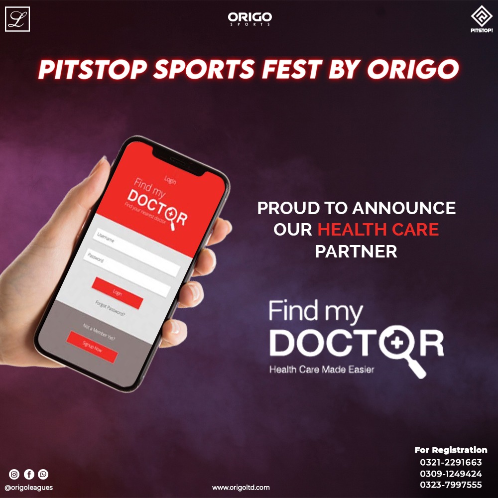 OrigoLtd's tweet photo. GOOD NEWS for all the sports Enthusiasts! 

We are proud to announce our Health Care Partner "@FindMyDoctorPAK" and offering Free Covid'19 Test for all the participants to make the event secure and all Covid SOP's compliant, 

Stay tuned with @OrigoLtd for more updates. https://t.co/zutwRCKaTT