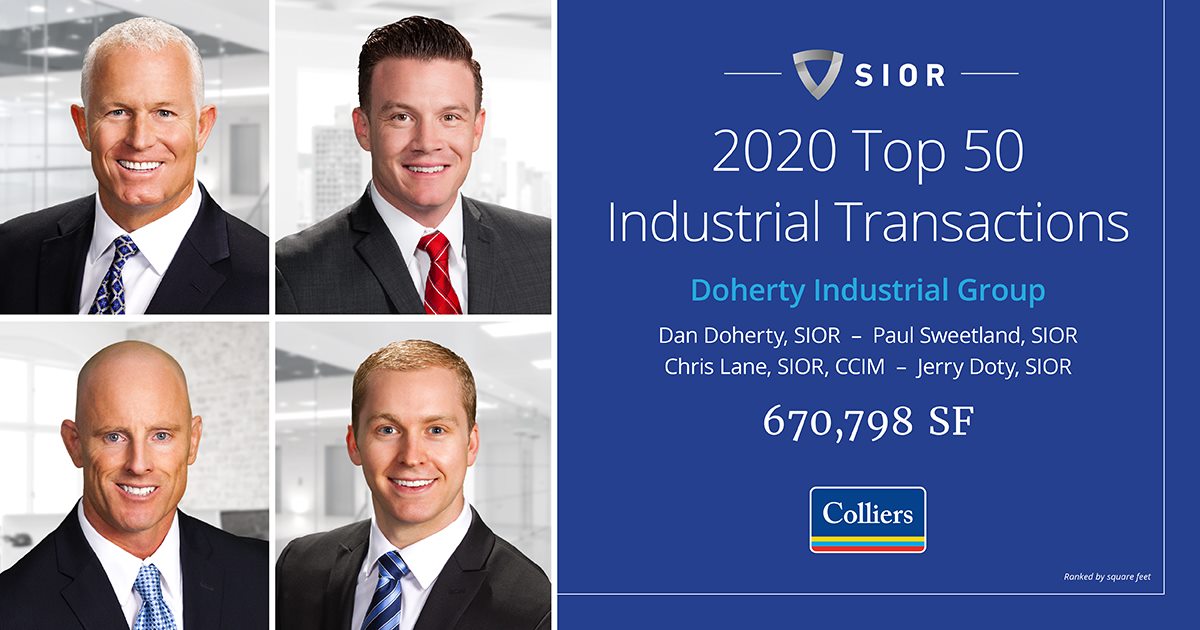 Colliers_LV's tweet photo. Congratulations to @LVIndustrialDIG for being recognized as one of the Top 50 Industrial Transactions of 2020 by @SIORglobal! 🏆👏Learn more: https://t.co/g3YIbCIZWT #becolliers #toptransactions #sior #industrial #dohertyindustrialgroup #lasvegas #commercialrealestate https://t.co/MCMv8PaHtd
