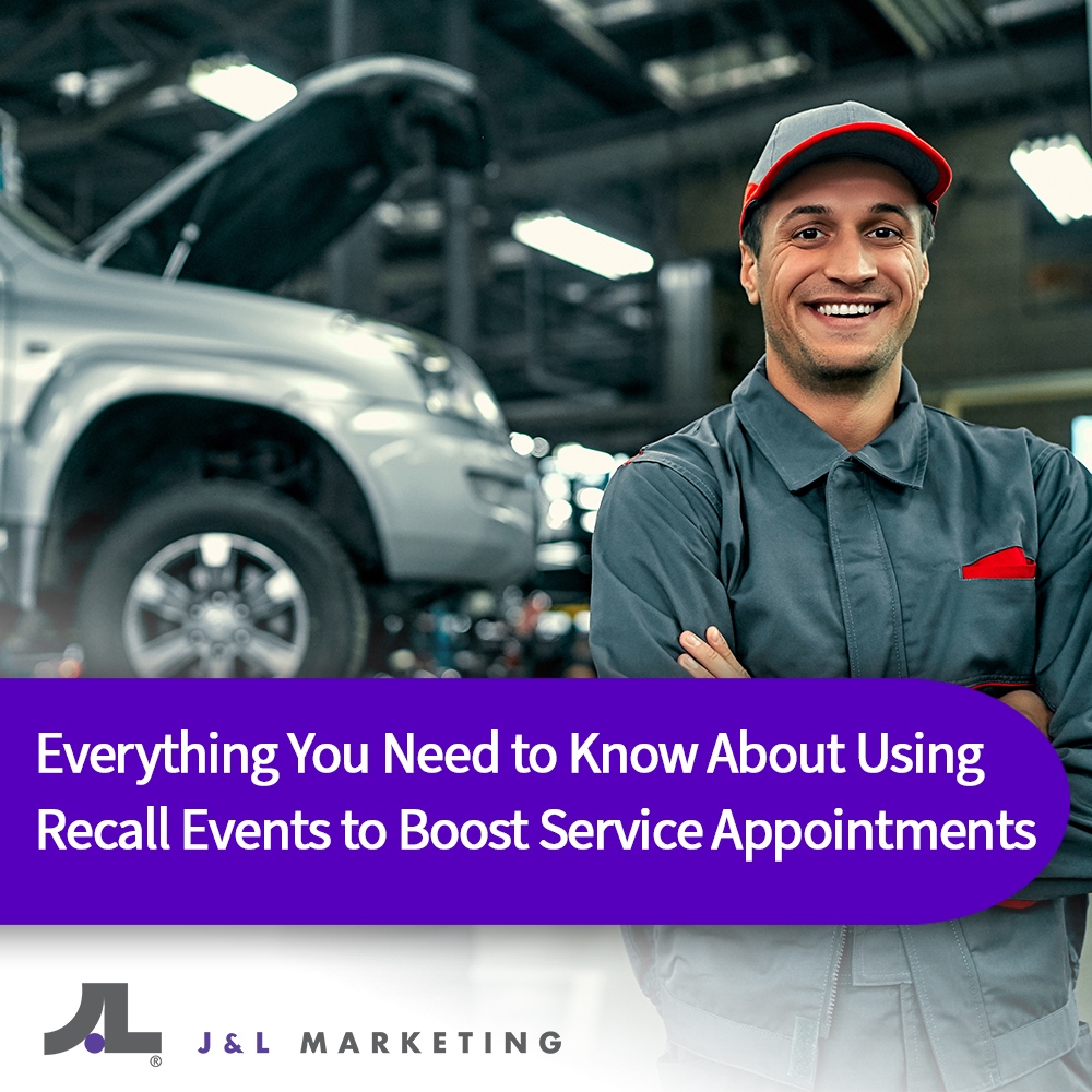 JandLMarketing's tweet image. Learn more about using recall events to boost service appointments in our most recent blog!

👉 bit.ly/3tT2pid

#RecallEvents #ServiceAppointments #marketingblog #automotivemarketing