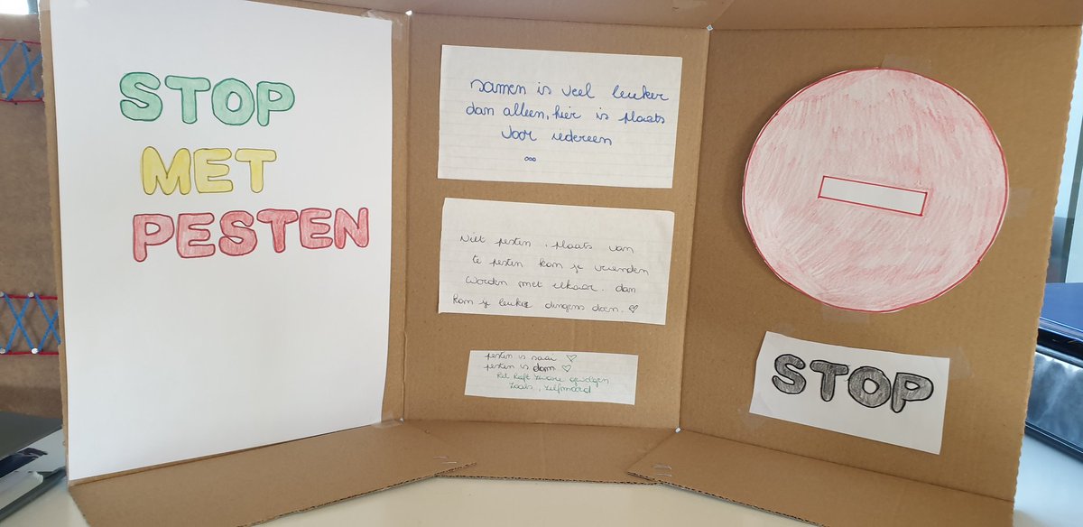 AtheneumMXM's tweet image. Mooi project tegen pesten in 1B. #samenlerensamenleven @GO_onderwijs @GOinAntwerpen