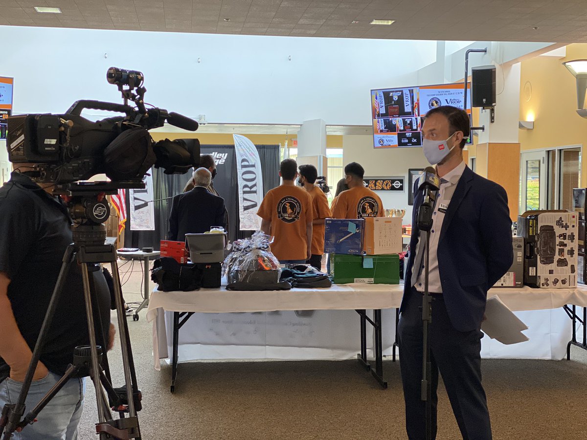 Valleyrop's tweet image. Almost show time! #tigerromp #vrop #cteskillschallenge