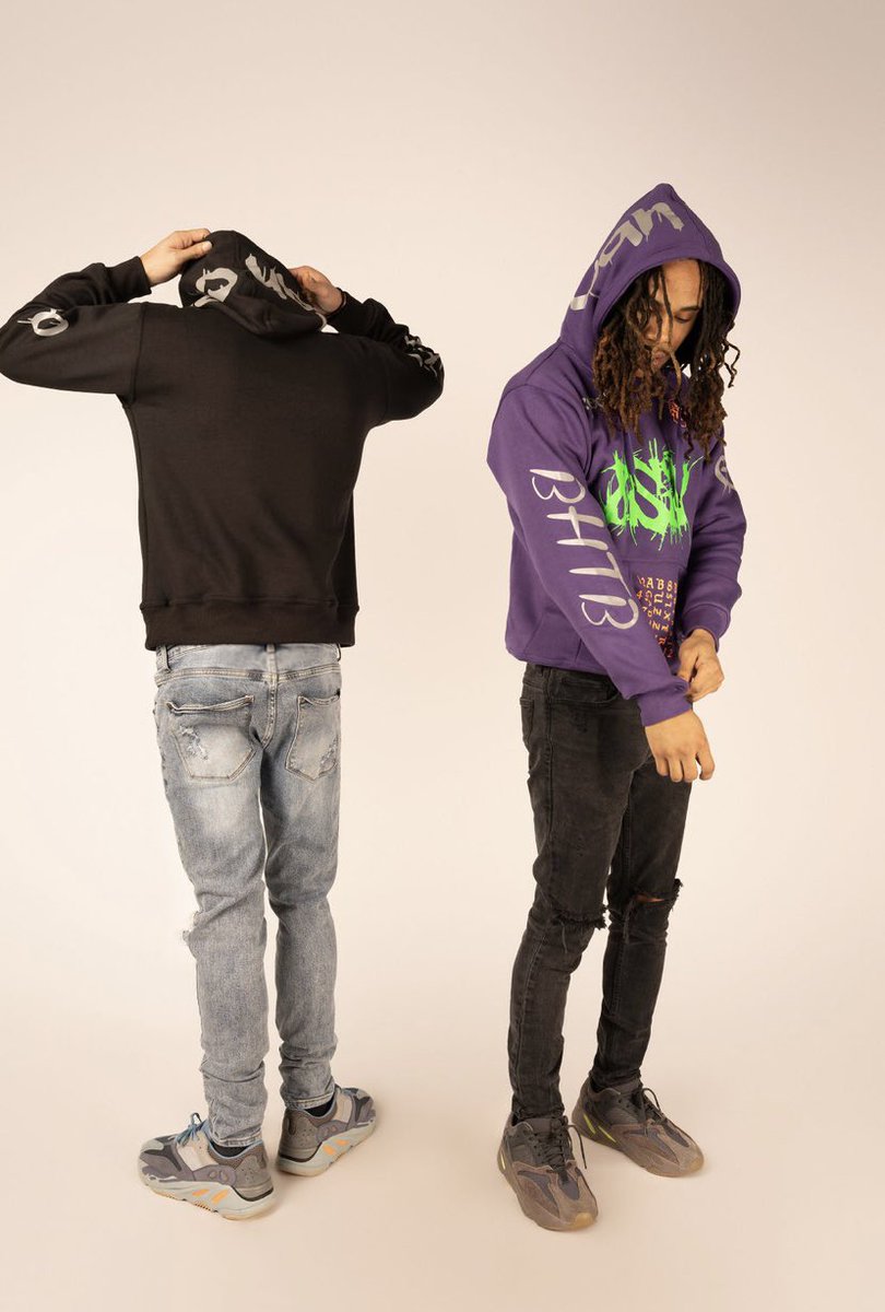 EightySixer's tweet photo. Black &amp; Purple Reflective “BHTB” Hoodies Still Available Now On Site &amp; Local Delivery , Limited Sizes Left‼️ LINK IN BIO 🎱🚦🔥 

#supportsmallbusiness #supportblackbusiness #nycmade #streetwear #streetfashion #sixerway https://t.co/GBnZKPOqAZ
