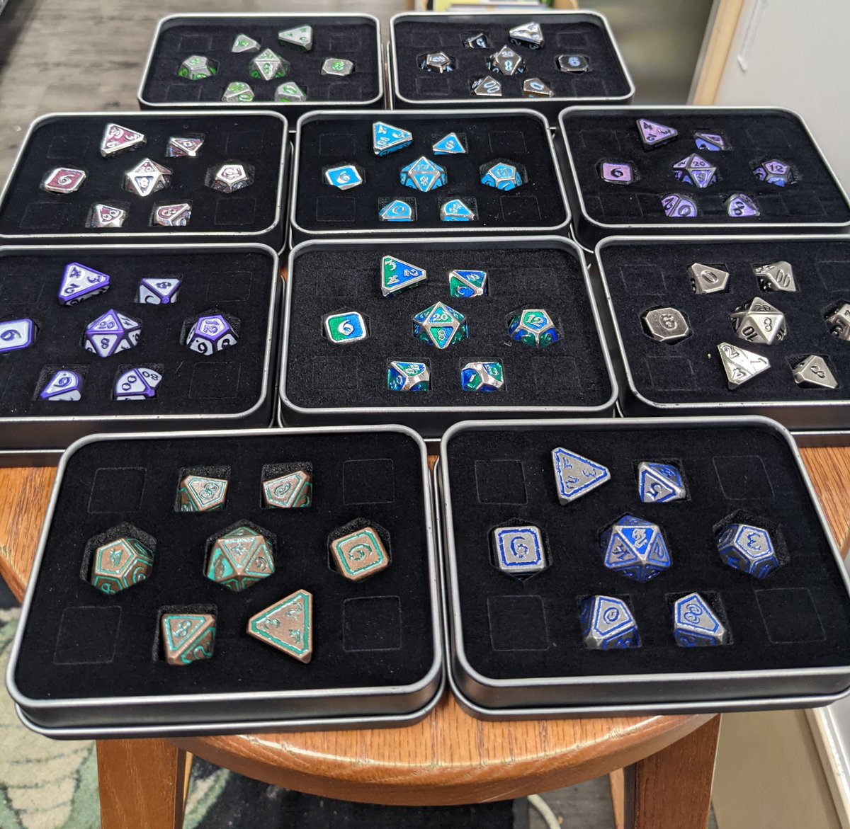 We're always excited when we get a box from <a href="/dieharddice/">Die Hard Dice</a>! All of these lovely sets are now available! Which one is your favorite?