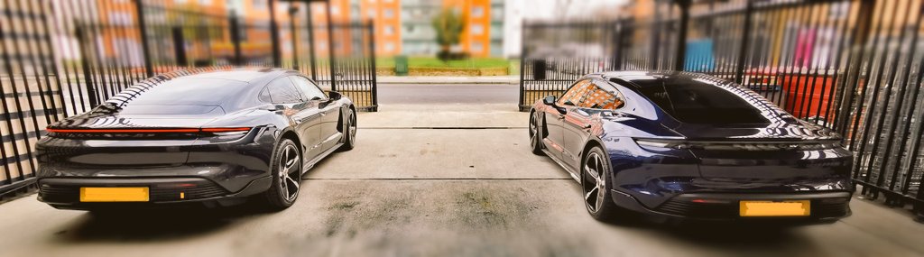 GChaustow's tweet photo. Blue or grey? #Porsche #Taycan #tryev #ElectricVehicles #ev #electriccars https://t.co/K0TH6S3A5t